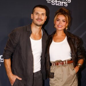 Gleb Savchenko and Brooks Nader at 'Dancing With The Stars' post cast reveal