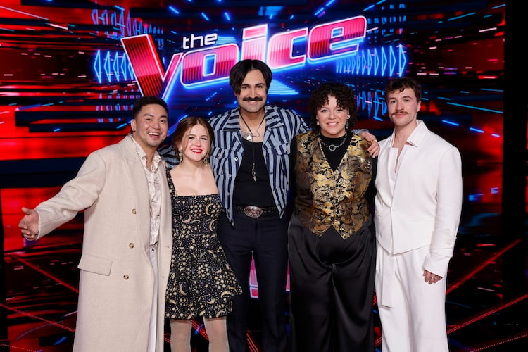 Sofronio Vasquez, Sydney Sterlace, Danny Joseph, Shye, Jeremy Beloate on 'The Voice' 2024