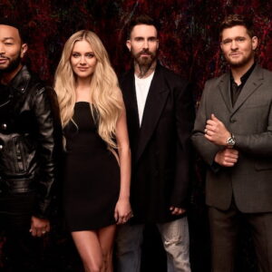 John Legend, Kelsea Ballerini, Adam Levine and Michael Buble on 'The Voice'