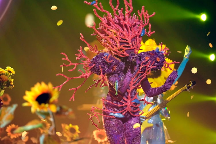 Coral on 'The Masked Singer' Shrek Night