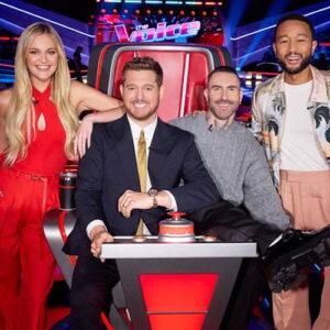Kelsea Ballerini, Michael Buble, John Legend, and Adam Levine on The Voice 2025