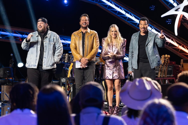 Jelly Roll, Luke Bryan, Carrie Underwood, and Lionel Richie on 'American Idol' 2025 Showstoppers