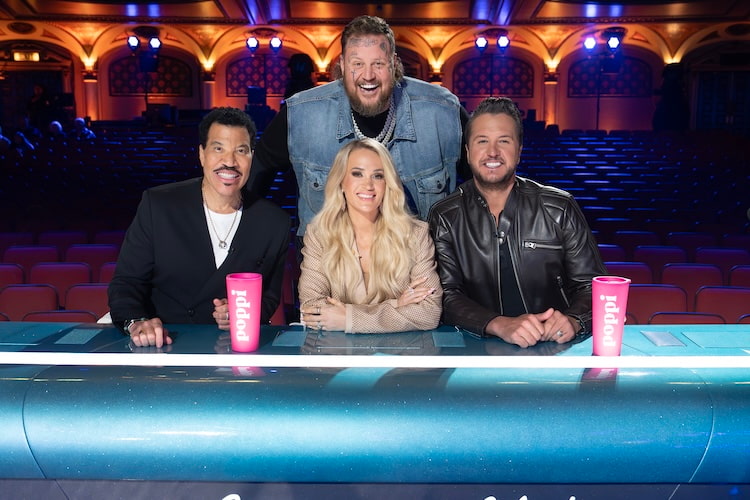 Jelly Roll, Lionel Richie, Carrie Underwood, and Luke Bryan on 'American Idol' 2025