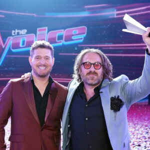 Michael Bublé and Adam David on 'The Voice' 2025