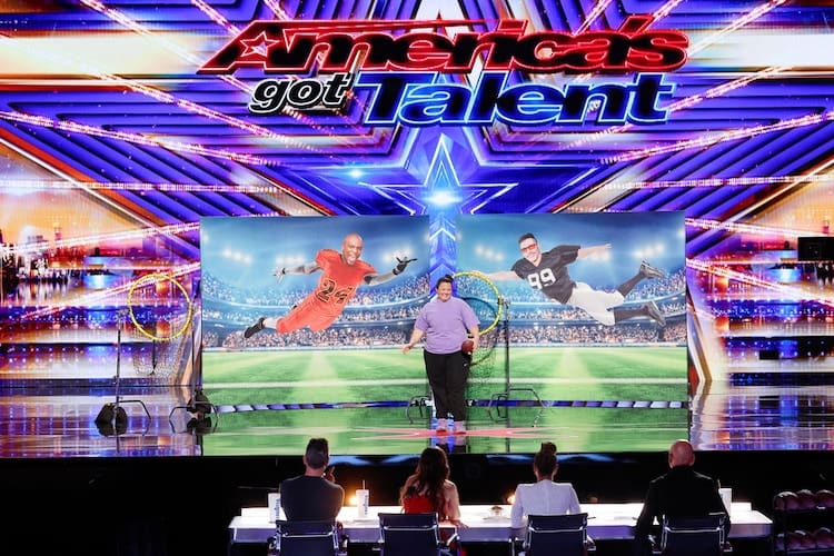 Amanda Badertscher on 'America's Got Talent' 2025