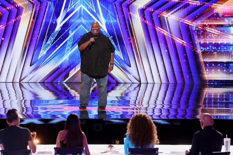 Eric Booker on 'America's Got Talent' 2025