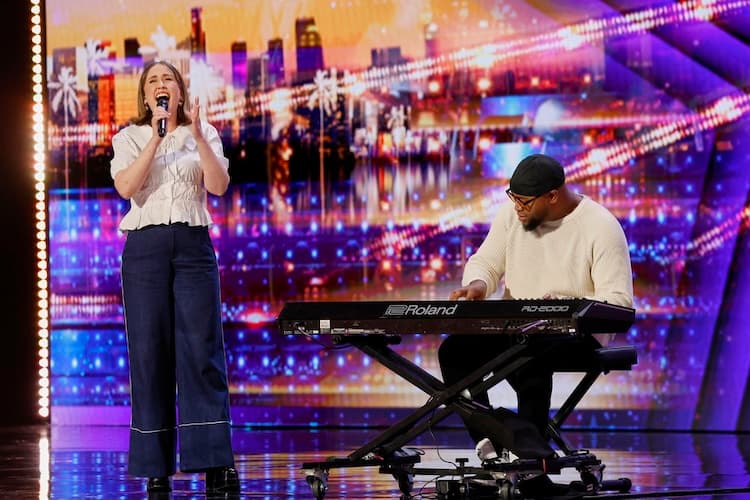 Kennedy and Jay on 'America's Got Talent' 2025