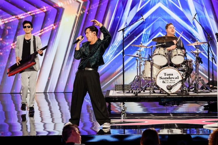 Tom Sandoval and The Most Extras on 'America's Got Talent' 2025