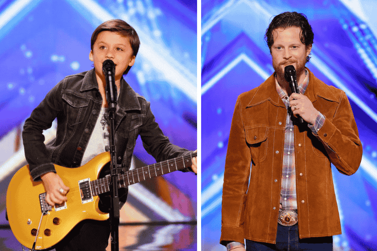 Austin Brown and Bay Melnick Virgolino on 'America's Got Talent' 2025