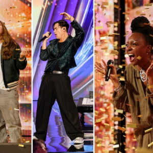Jourdan Blue, Tom Sandoval, and Charity Lockhart on 'America's Got Talent' 2025