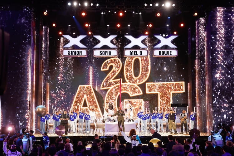 Los Osos High School, Richard Goodall, The Pack Drumline, Alan Silva,Billy & Emily England, Terry Crews, Sara James, and Avery Dixon on 'America's Got Talent' 2025