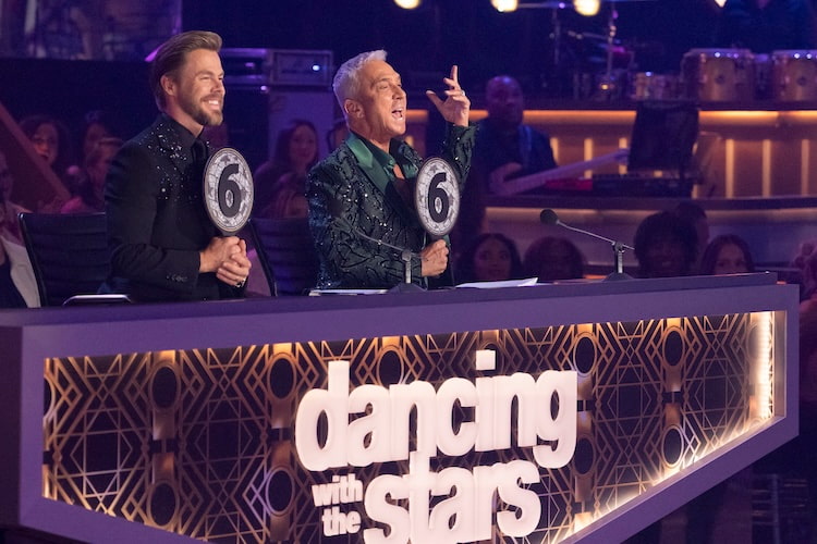 Derek Hough and Bruno Tonioli on 'Dancing With The Stars' 2025 premiere