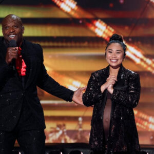 Jessica Sanchez and Terry Crews on 'America's Got Talent' 2025