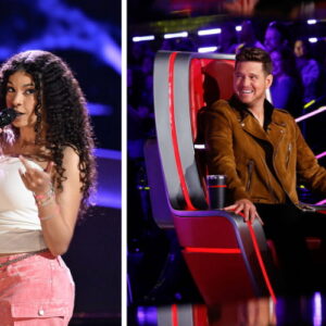 Liv Ciara and Michael Bublé on 'The Voice' 2025