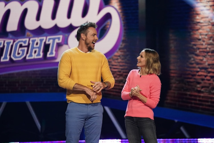 Kristen Bell and Dax Shepard on 'Family Game Fight"