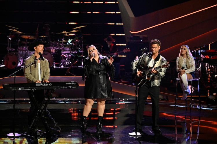 Dek of Hearts and Kayleigh Clark on 'The Voice' Knockout Rounds 2025'