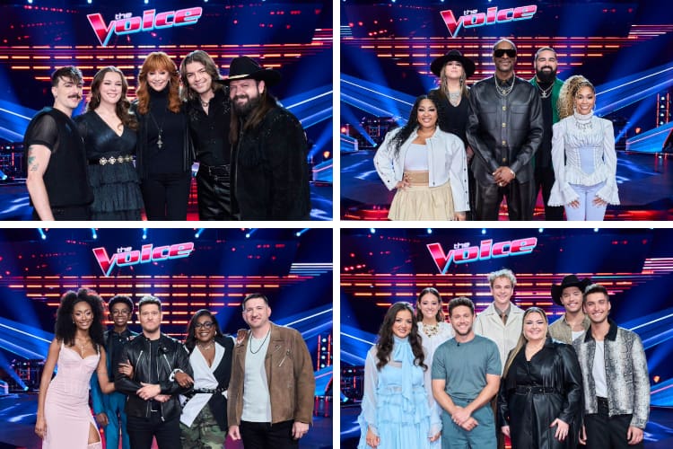 The Voice Playoff Round continuing artists 2025