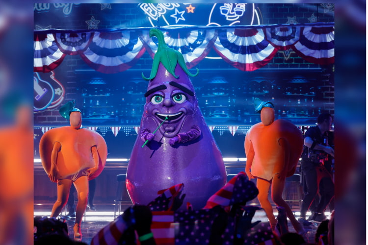 Eggplant on 'The Masked Singer'