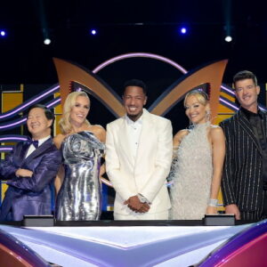 Ken Jeong, Jenny McCarthy, Nick Cannon, Rita Ora, and Robin Thicke on 'The Masked Singer' 2-Hour Finale.