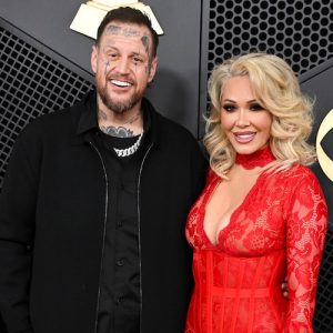 Jelly Roll and Bunnie Xo at the 68th Annual Grammy Awards