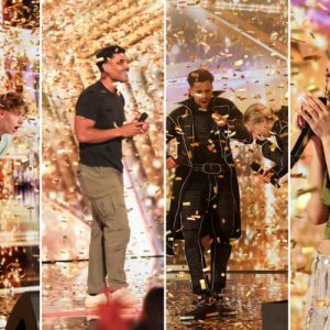 Mackenzie Sol, Isaac Atkins, Royal Lasers, and Lara on 'America's Got Talent' 2026