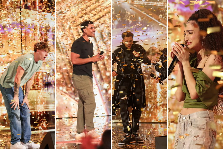 Mackenzie Sol, Isaac Atkins, Royal Lasers, and Lara on 'America's Got Talent' 2026