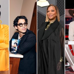 Keke Palmer for NBC's "Password," Joe Jonas at the world premiere of "A Very Jonas Christmas Movie," Queen Latifah at the 68th Annual Grammy Awards, and Riley Green on 'The Voice'