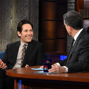 Paul Rudd on 'The Late Show with Stephen Colbert'