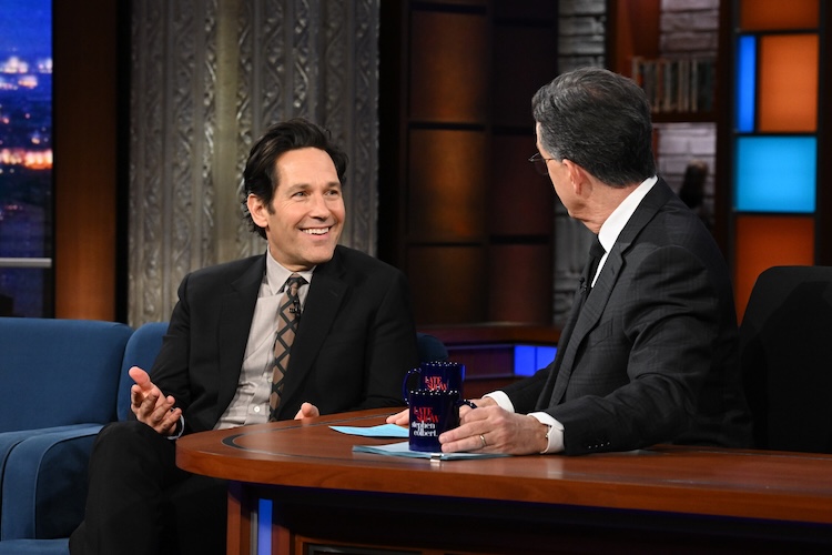 Paul Rudd on 'The Late Show with Stephen Colbert'