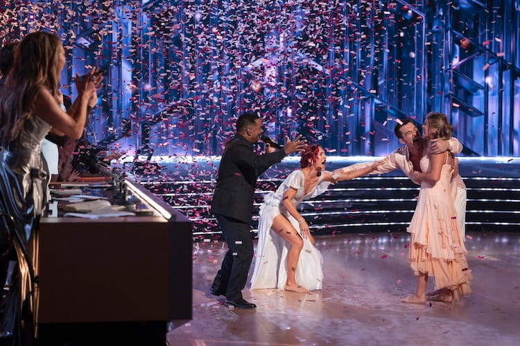 Tyler Cameron and fiancé Tate find out the gender of their baby on 'Dancing With the Stars'