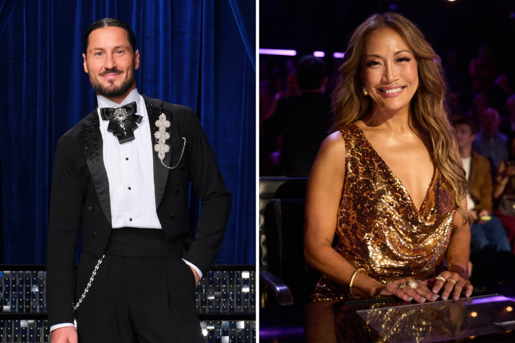 Val Chmerkovskiy and Carrie Ann Inaba for 'Dancing With the Stars'